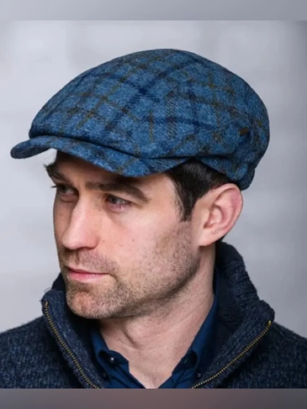 NWOT Mucros Kerry Irish Tweed Flat Cap 100% Wool Made in Ireland Newsboy M
